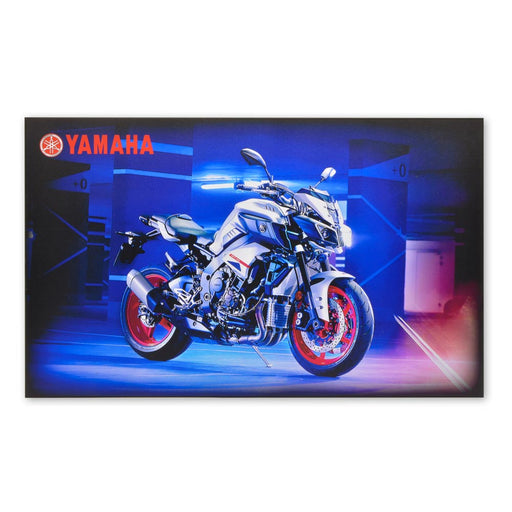 Yamaha MT-10 Motorcycle Wood Block Print large