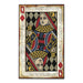 Large Queen Of Diamonds Poker Playing Card Wood Sign Print