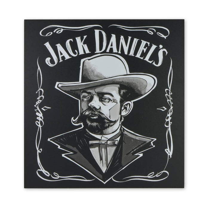 Medium Wood Block Print - Jack Daniels The Man Himself | That Bloke
