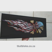 Skull Head 3D Picture Lenticular Photo Print America Medium Video